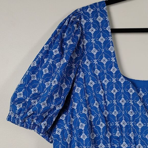 Rhode x Target Blue Eyelet Babydoll Dress Size 2X - Picture 3 of 11